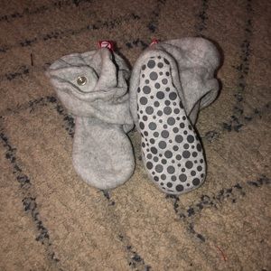 Zutano fleece booties